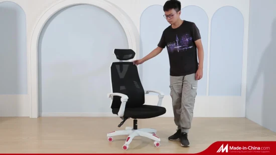 Silla Gamer ゲーミング レーシング チェア、モダンなデザイン、ハイバック、ブラック、フットレスト付き